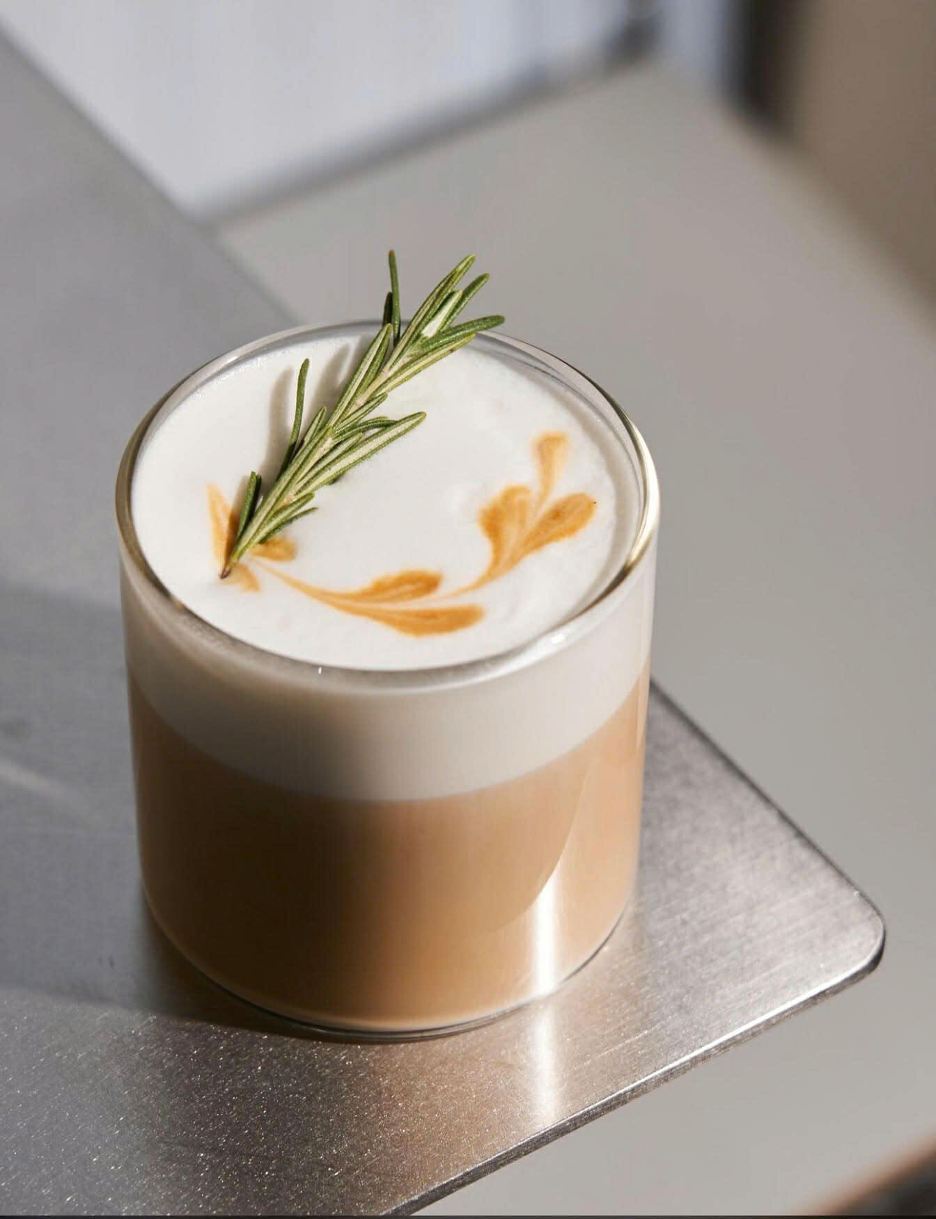 In-salon beverage experience